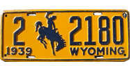 old license plate